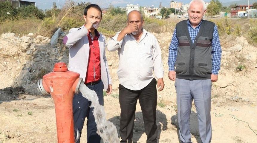 Tece Ve Davultepe Mahalleleri Berdan İ&ccedil;me Suyuna Kavuştu
