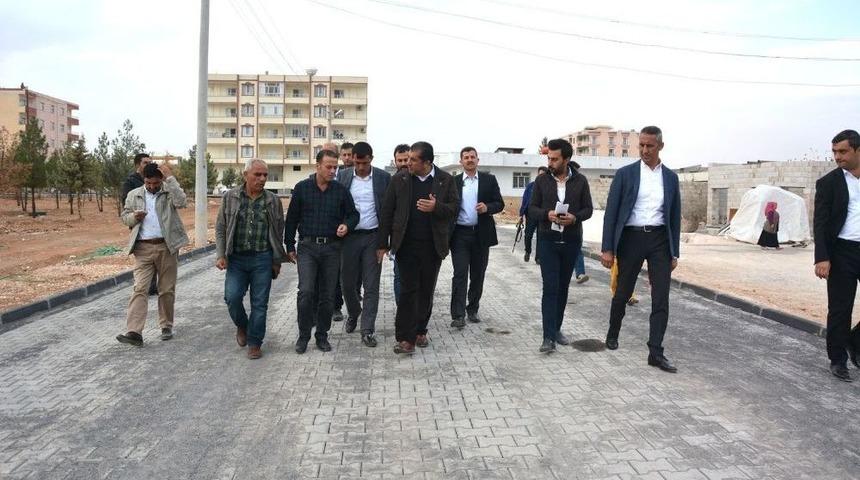 Ceylanpınar’da Yol Yapım Çalışmaları Hızlandı