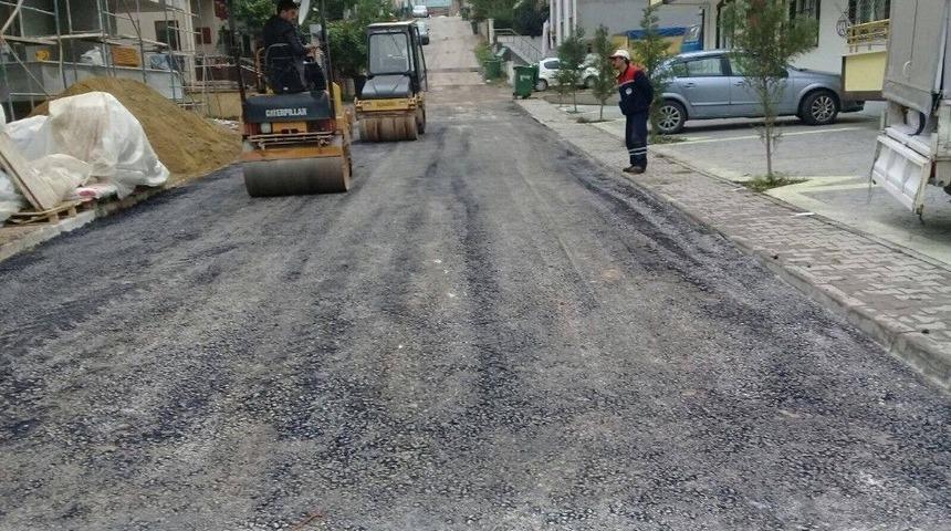 &Ccedil;amlıtepe&rsquo;nin Cadde Ve Sokaklarına Asfalt D&ouml;k&uuml;ld&uuml;