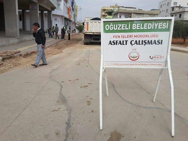 Oğuzeli Belediyesi&rsquo;nde Asfalt &Ccedil;alışmaları Devam Ediyor 1