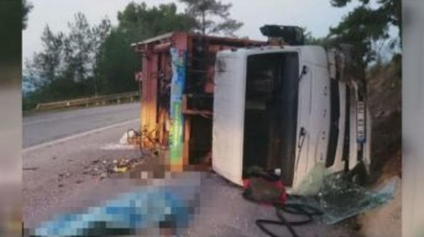 Marmaris&rsquo;te Trafik Kazası: 1 &Ouml;l&uuml;