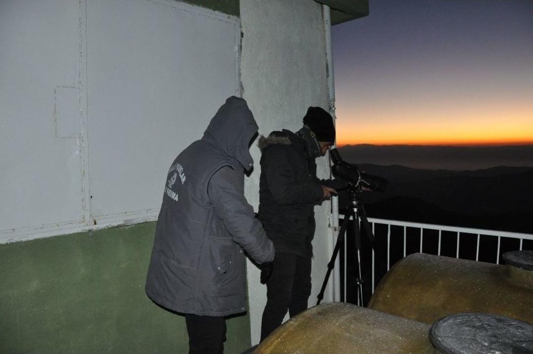 Sandıklı Akdağ&rsquo;da Bulunan Yaban Hayvanların Sayımı Yapılıyor