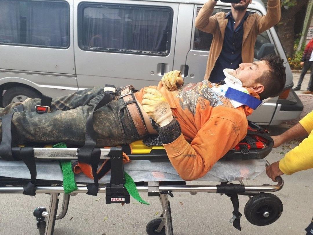 Başkentte Kanalizasyon &Ccedil;alışması Esnasında G&ouml;&ccedil;&uuml;k: 1 Ağır Yaralı