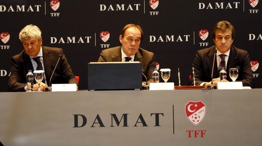Tff, Damat&rsquo;la Sponsorluk S&ouml;zleşmesi İmzaladı