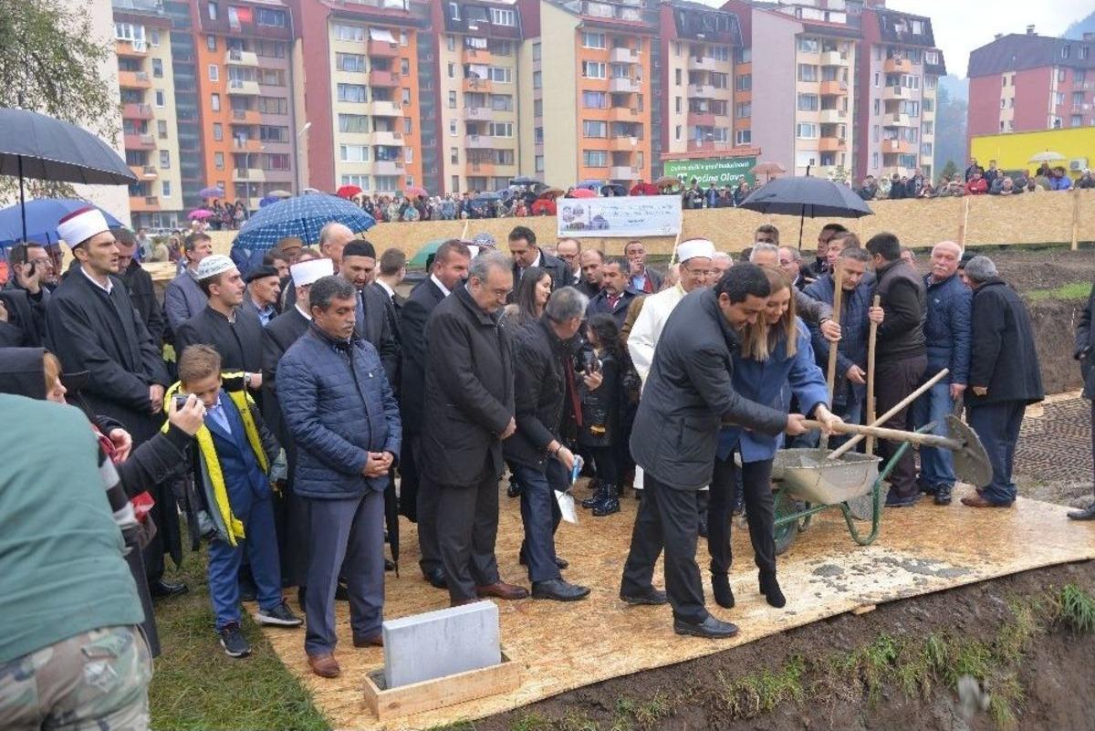 Bosna Hersek&rsquo;te Ahi Evran Camii Temeli Atıldı