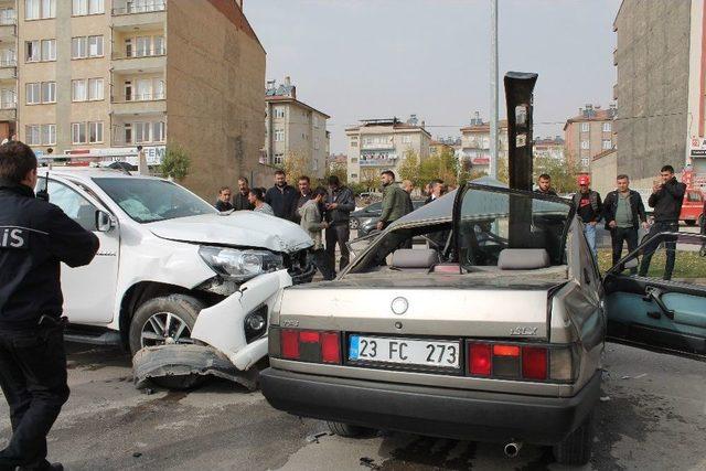 Elazığ&rsquo;da Trafik Kazası: 1 Yaralı 1