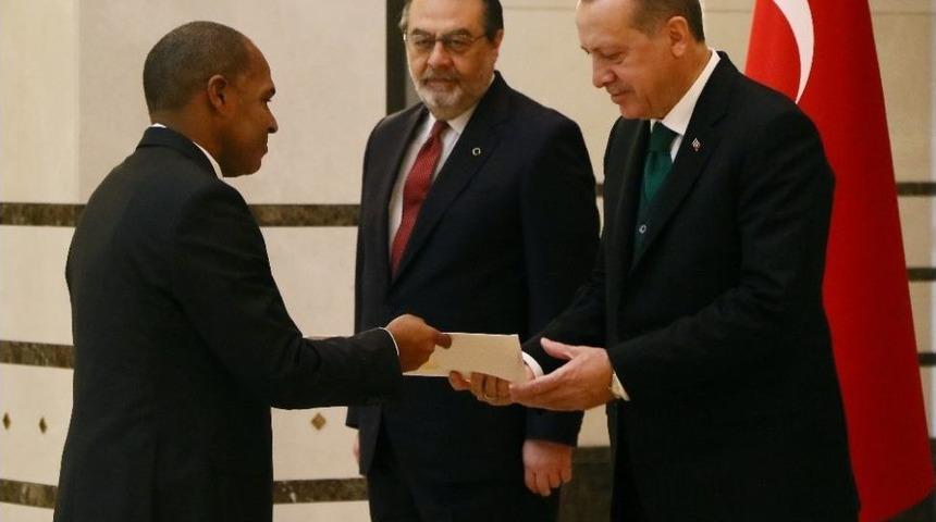 Cumhurbaşkanı Erdoğan, K&uuml;ba B&uuml;y&uuml;kel&ccedil;isini Kabul Etti