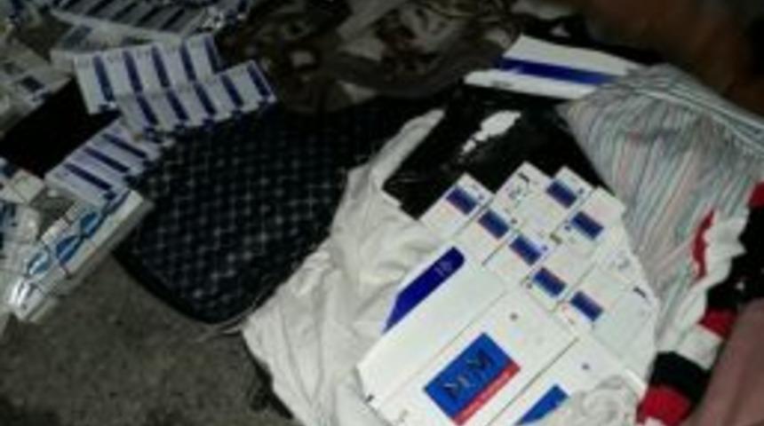 Jandarmadan Ka&ccedil;ak Sigara Operasyonu