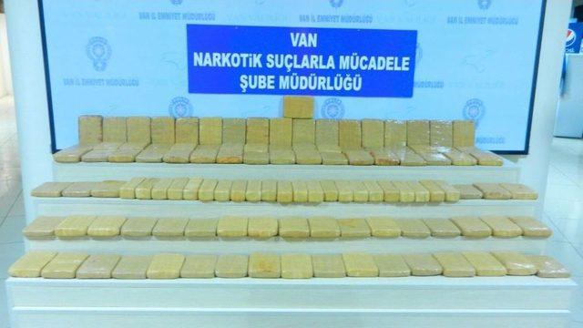 Van&rsquo;da 59 Kilo 430 Gram Eroin Ele Ge&ccedil;irildi 1