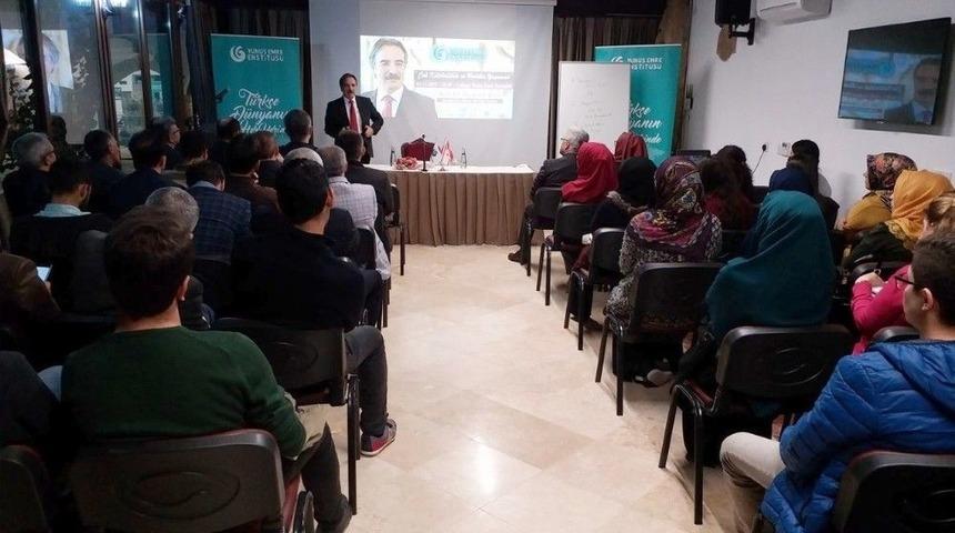 Rekt&ouml;r Bağlı, Lefkoşa&rsquo;da Konferans Verdi