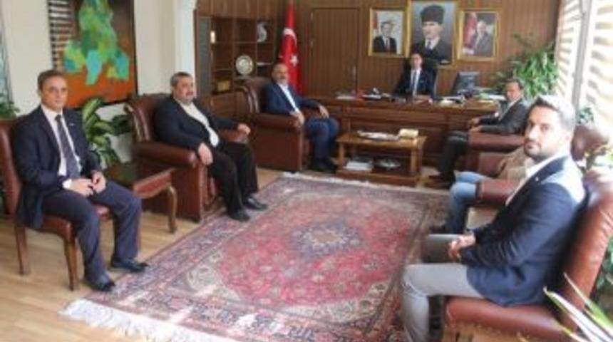 M&uuml;siad&rsquo;dan Yeşilyurt Kaymakamı Ali Sakar&rsquo;a Ziyaret