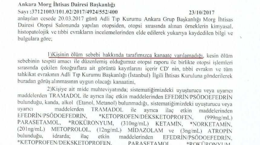 Genç Kadının Ölüm Sebebiyle İlgili Bir Kanaate Varılamadı