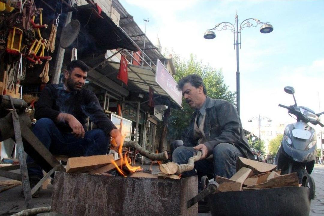 (mzel Haber) Zeytin Toplamada Geleneksel Y&ouml;ntem &rsquo;sırık&rsquo;