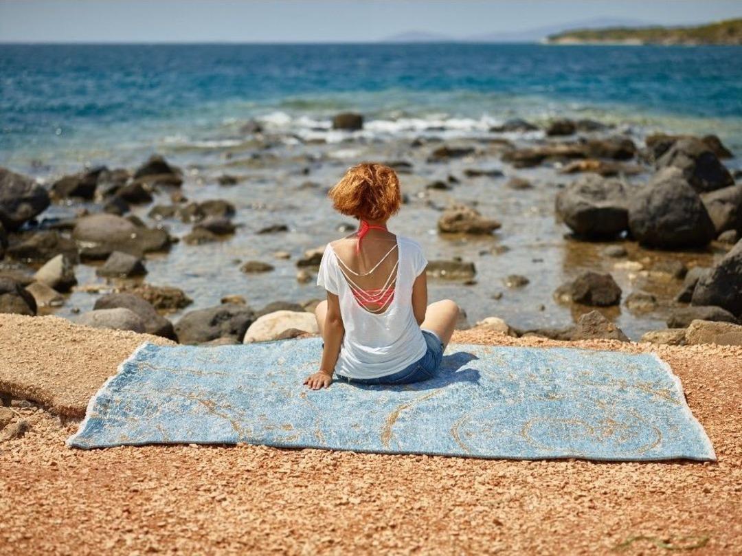 (&ouml;zel Haber) Kadın Girişimci, Vize Sorunu Yaşanan Abd&rsquo;ye Halılarıyla Girdi