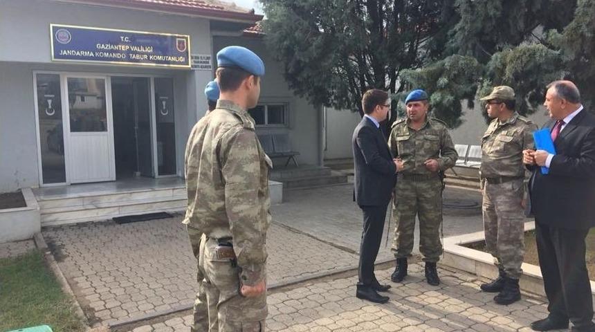 Kaymakam D&uuml;zg&uuml;n, Jandarma Dağ Komando Taburunu Ziyaret Etti.