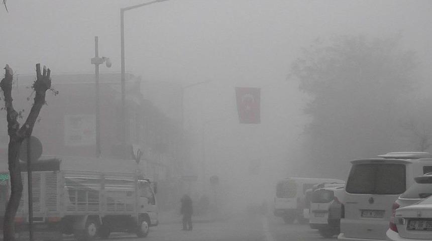 Kulu&rsquo;da Sis Yoğunluğu
