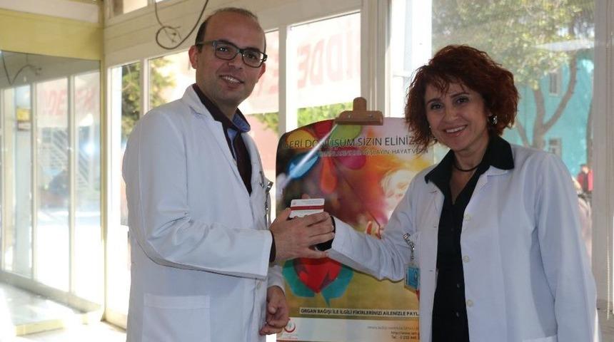 Organ Bağışı İ&ccedil;in &ldquo;bir Hayat Da Sen Bağışla&rdquo; Standı