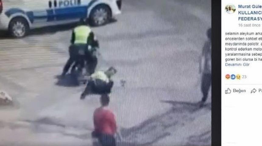 Polise &Ccedil;arpıp Ka&ccedil;an Motosiklet S&uuml;r&uuml;c&uuml;s&uuml; Aranıyor