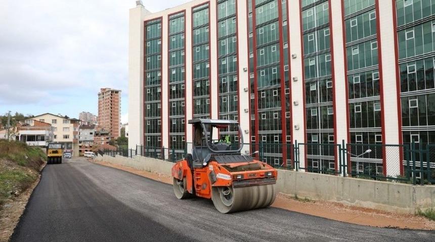 Fatsa&rsquo;da Sıcak Asfalt &Ccedil;alışmaları