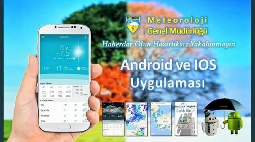 Meteorolojik Bilgiler Artık Cebinizde