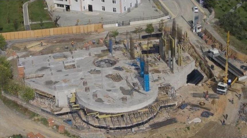 Barış Parkı Sosyal Tesisi Y&uuml;kseliyor