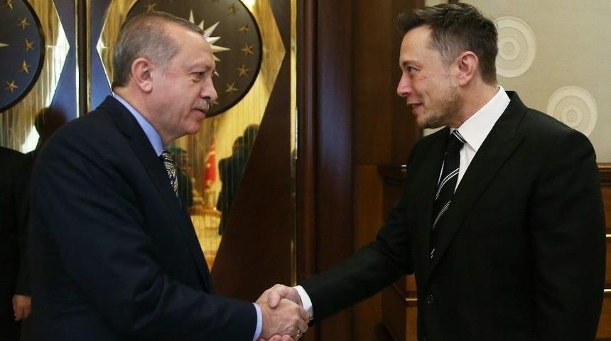 Cumhurbaşkanı Erdoğan, Space X Şirketinin Kurucusu Elon Musk&rsquo;u Kabul Etti