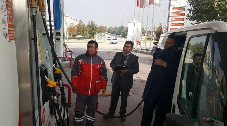 &Ccedil;orum&rsquo;daki Akaryakıt Ve Lpg İstasyonları Denetlendi