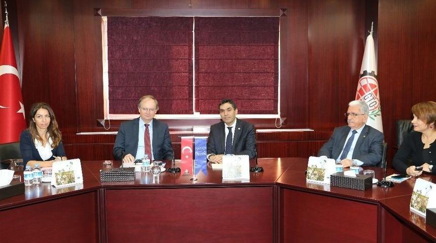 Ab T&uuml;rkiye Delegasyonu Başkanı B&uuml;y&uuml;kel&ccedil;i Berger Gto&rsquo;da