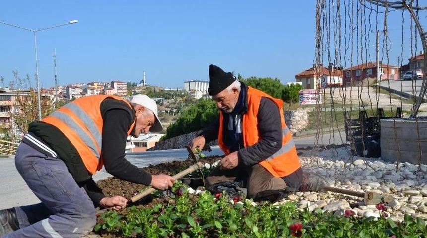 Yapılan &Ccedil;alışmalarla Bilecik G&uuml;zelleştirilmeye Devam Ediyor