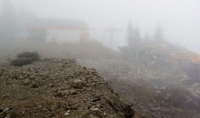 Ilgaz Dağı’ndaki Ruhsatsız Bina Yıkıldı