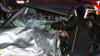 Otomobil Akaryakıt Tankeri İle Çarpıştı: 1 Yaralı