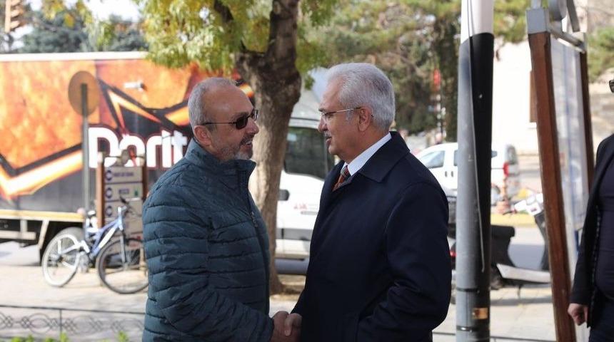 Başkan Başsoy&rsquo;dan Esnafa Ziyaret