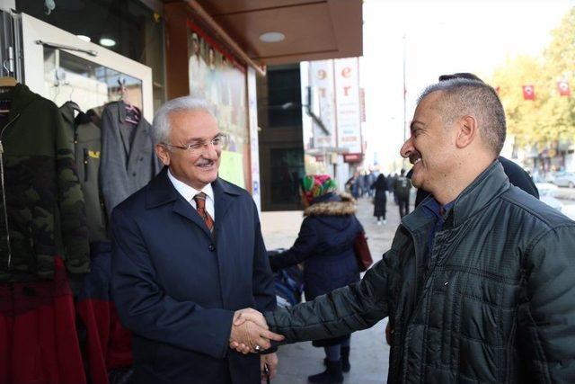 Başkan Başsoy&rsquo;dan Esnafa Ziyaret 2