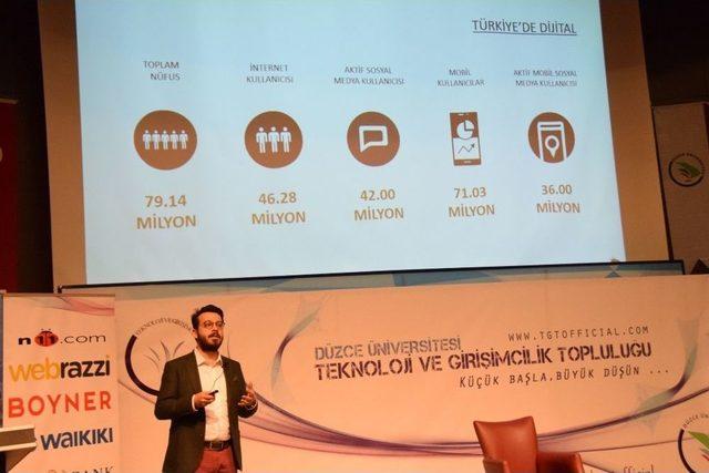 Düzce Üniversitesi’nden Girişimcilik Ve Teknoloji Şöleni