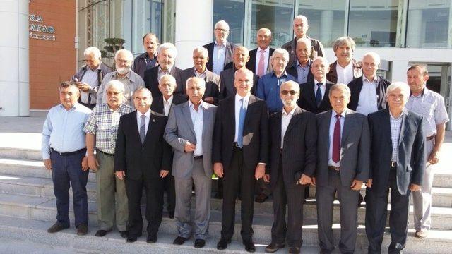 Rekt&ouml;r &Ccedil;elebi Burhaniyeli Konuklarını Ağırladı 1