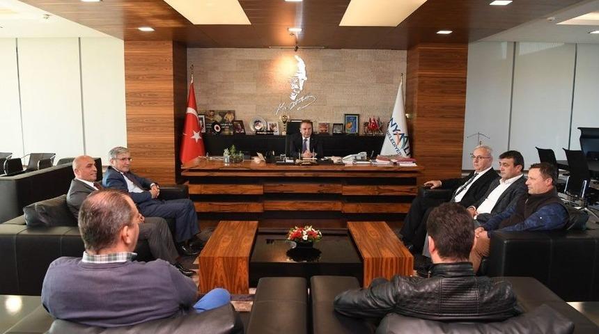 Başkan B&ouml;cek, Belediye-iş Sendikasını Ağırladı