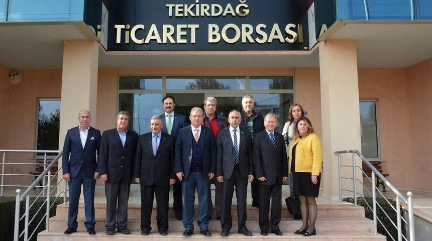 Tekirdağ Ticaret Borsası, İstib Heyetini Ağırladı