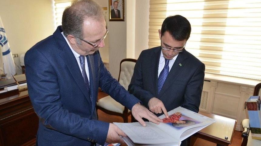 T&uuml;rkmenistan Ankara B&uuml;y&uuml;kel&ccedil;isi Amanlıyev &Ouml;ğrencilerle Buluştu