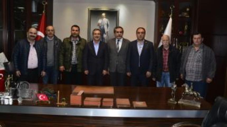 Genel Başkan K&uuml;&ccedil;&uuml;kosmanoğlu&rsquo;nden Başkan Ata&ccedil;&rsquo;a Ziyaret