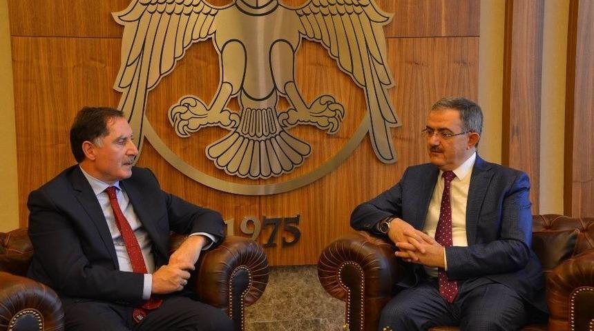 Kamu Başdenet&ccedil;isi Malko&ccedil;&rsquo;tan Rekt&ouml;r Şahin&rsquo;e Ziyaret