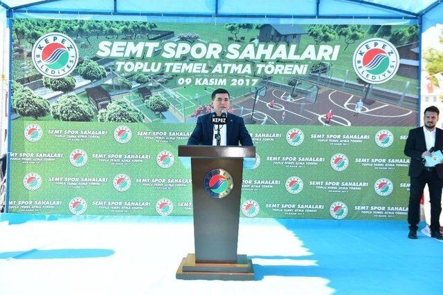 Kepez’e Yeni Semt Spor Sahaları