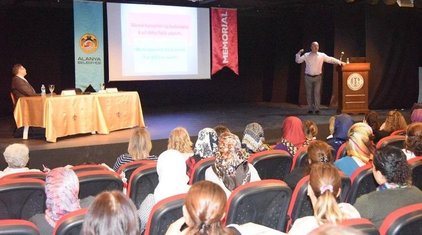 Alanya&rsquo;da Meme Kanseri Ve T&uuml;p Bebek Tedavisi Anlatıldı