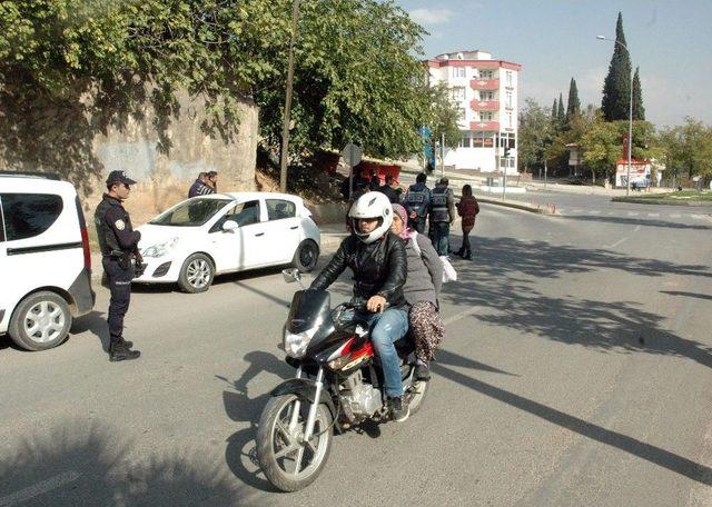 Kahramanmaraş’ta Motosiklet Denetimi