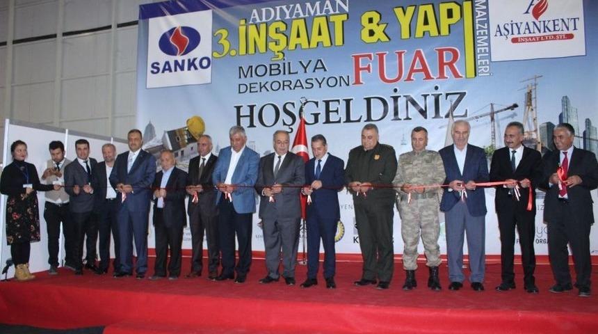 Adıyaman İnşaat Yapı Malzemeleri Mobilya Ve Dekorasyon Fuarı Başladı