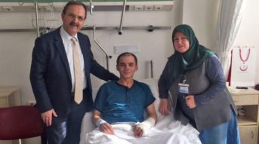 Başkan Şahin: "yaralı Askerimizin Durumu İyi"