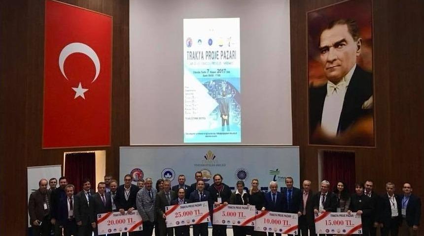 Trakya Proje Pazarı&rsquo;nda Dereceye Girenler Belli Oldu