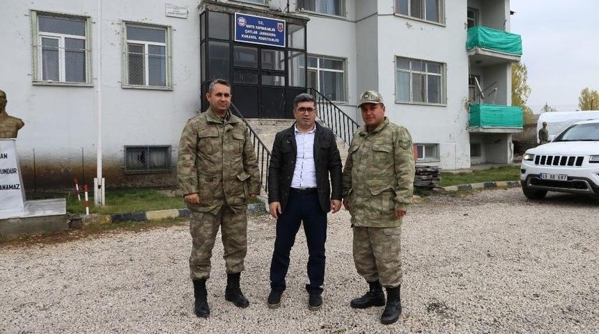Kaymakam Çetin’den Jandarmaya Ziyaret