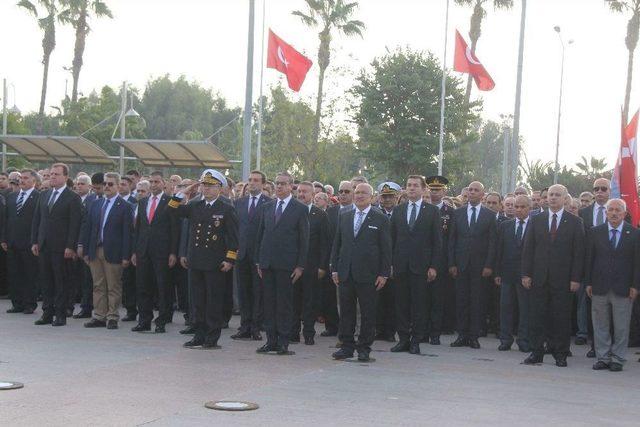 Atatürk, Ölümünün 79. Yılında Mersin’de Törenlerle Anıldı