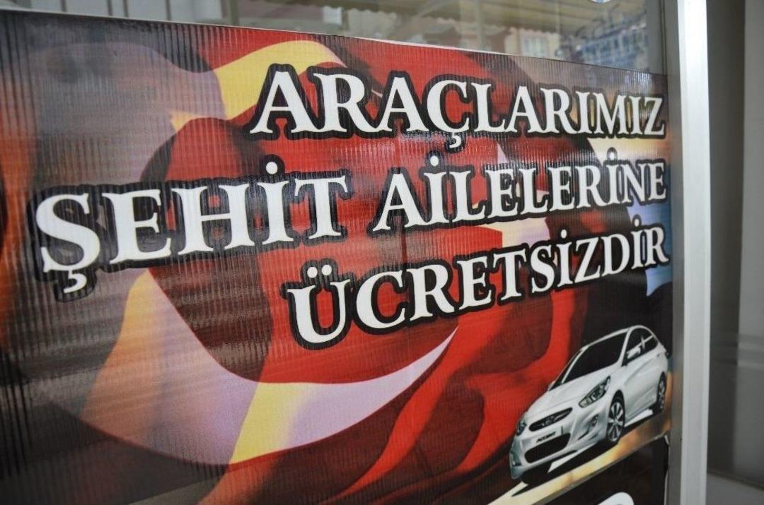 (&ouml;zel Haber) Kiralık Ara&ccedil;ları Şehit Ailelerine &Uuml;cretsiz Veriyor