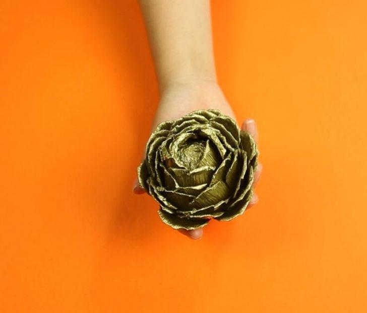 Al&uuml;minyum Folyodan G&uuml;l Yapımı